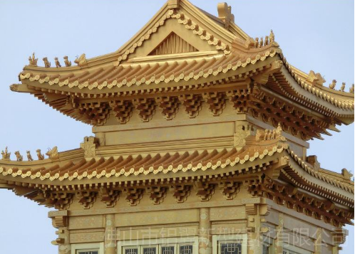 金属铝斗拱建(jian)筑