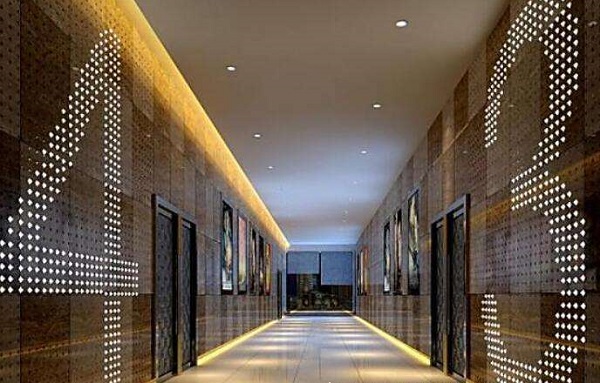 室內(nei)外冲孔铝單(dan)板铝板冲孔字定製(zhi)